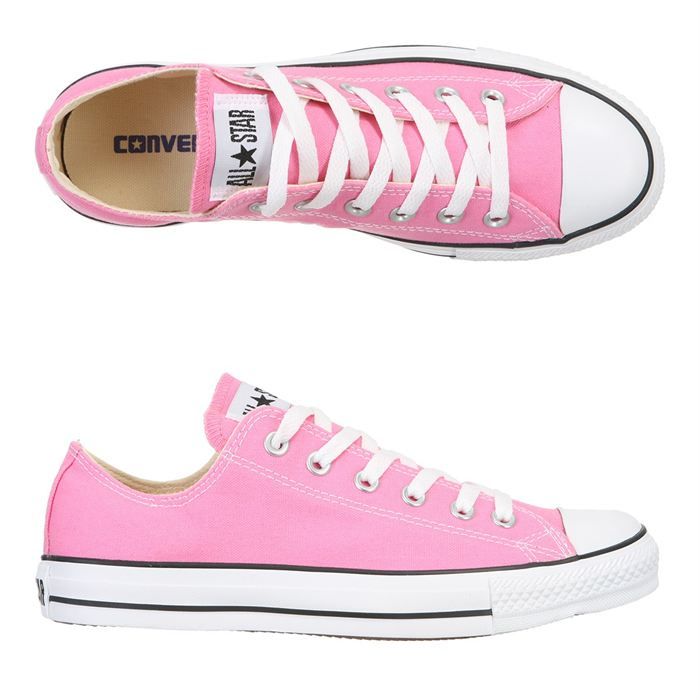 Converse blanche rose sales
