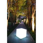 LAMPE A POSER  Cube lumineux blanc 40 cm ampoule E27