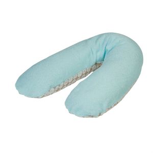 COUSSIN ALLAITEMENT TINEO Coussin de maternité en éponge Bleu aqua COUSSIN ALLAITEMENT TINEO Coussin de maternité en éponge Bleu aqua