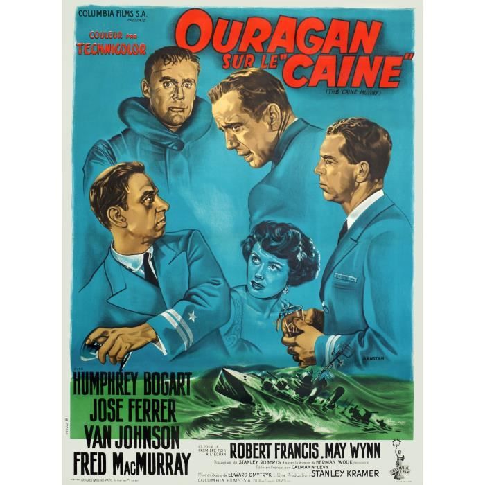 Ouragan Sur Le Caine Film Complet En Français OURAGAN SUR LE CAINE repro poster ciné 60x80 - Achat / Vente affiche
