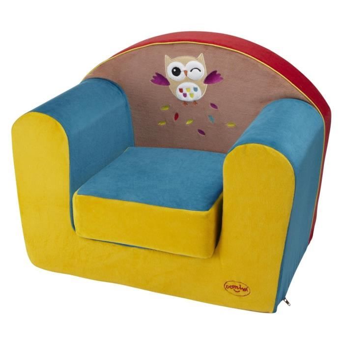 DOMIVA Fauteuil Les Ziboux Multicolore Marron, Bleu et ...