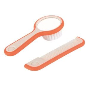 BEBE CONFORT Brosse et Peigne avec miroir - Corail Sailor