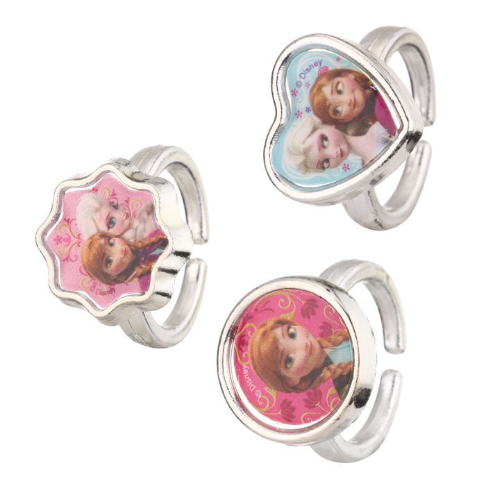 les reines des neiges lot 3 bagues fille rose Achat / Vente bague anneau LA REINE DES NEIGES