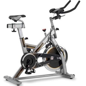 BH FITNESS Velo Biking spinning MKT JET BIKE - volant d'inertie 18 kg, Transmission courroie Poly-V