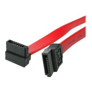 STARTECH Câble SATA vers SATA coudé ? angle droit de 20 cm - Cordon Serial ATA III 6 Gb/s