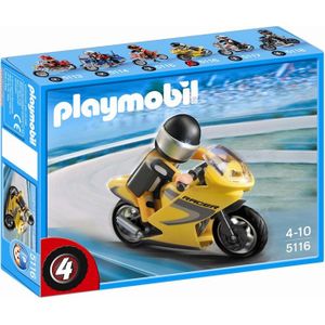 UNIVERS MINIATURE PLAYMOBIL 5116 Moto de Course