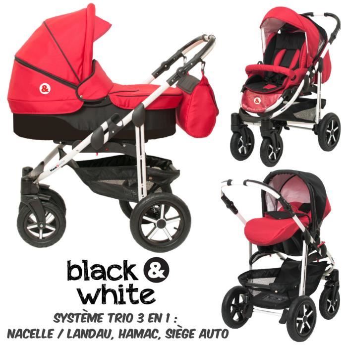 poussette trio 3 roues