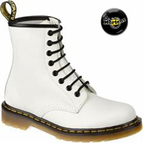 doc martens basse femme blanche