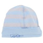 BONNET / CAGOULE PETIT BATEAU Bonnet de naissance Bleu
