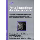 SCIENCES HUMAINES Riss 189- articuler recherche et politique