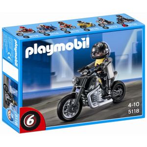 UNIVERS MINIATURE PLAYMOBIL 5118 Moto Custom