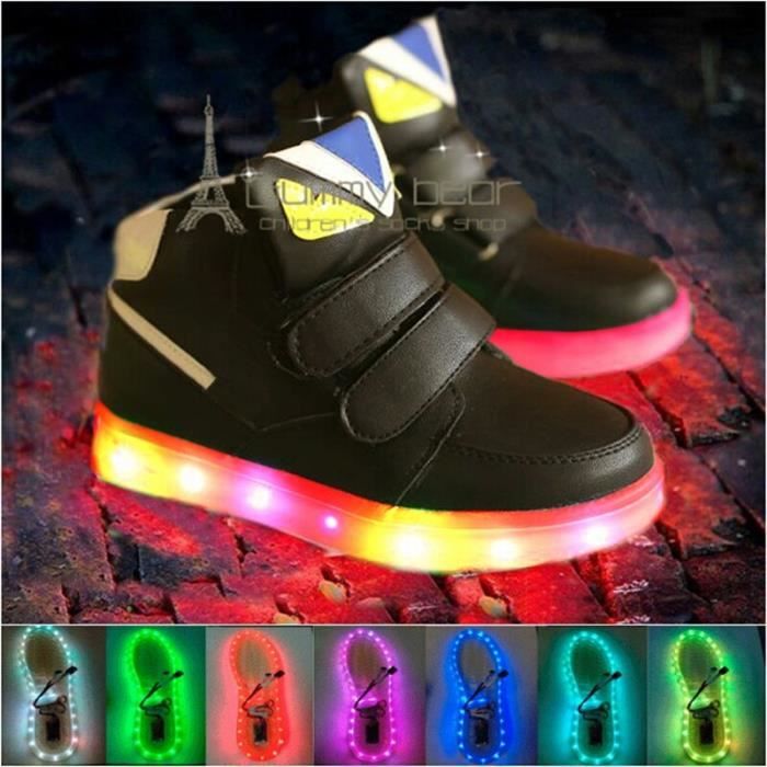 chaussure a led fille