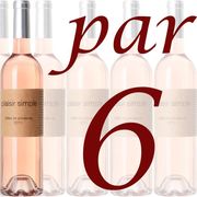 VIN ROSE Carton de 6 Plaisir Simple Côtes de Provence 2011