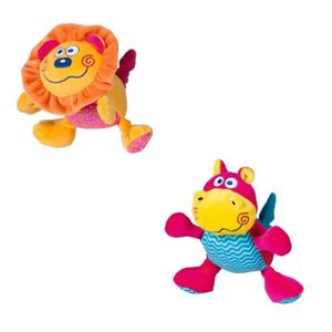 BEBE CONFORT Peluches Hippo/Lion rieurs