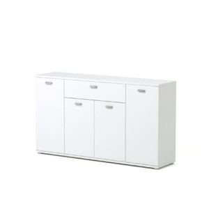 BUFFET - BAHUT DIXI Enfilade Blanche 120cm BUFFET - BAHUT DIXI Enfilade Blanche 120cm