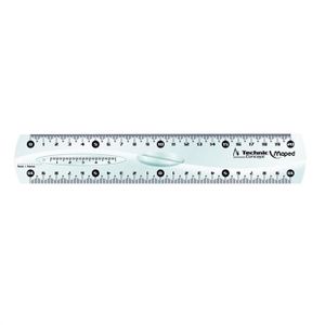 PAPETERIE Double decimetre technic concept