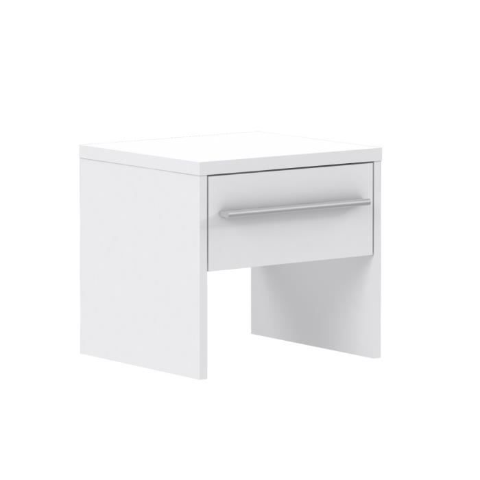 Table de chevet achat / vente table de chevet pas cher cdiscount Chevet blanc bois enfant