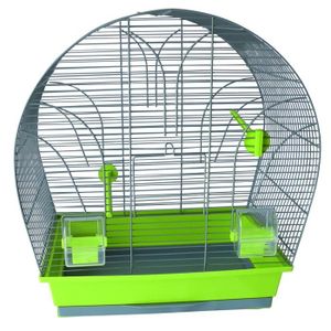 TYROL Cage Clara équipée 45x28x55cm - Pour oiseau