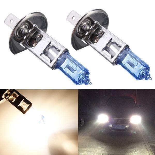 1X voiture blanche de phare Ampoule halogène H1 HID Xenon Lampe 100W