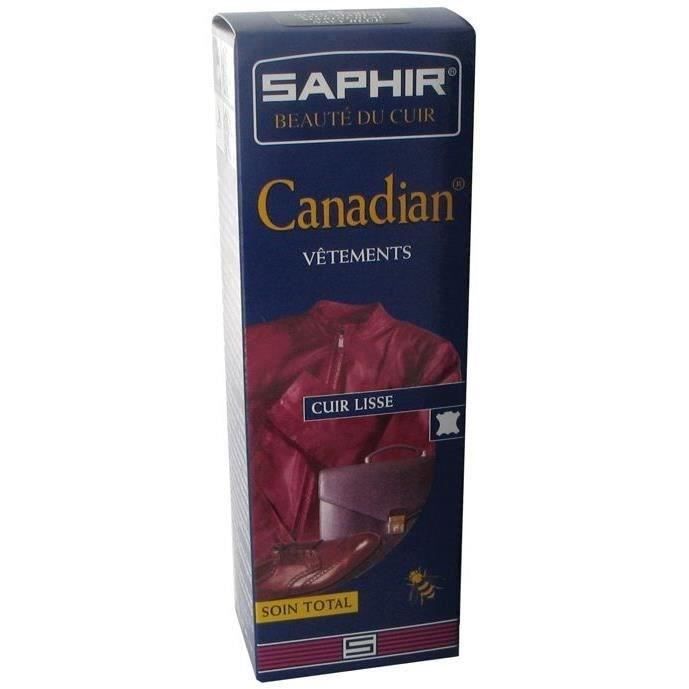 saphir canadian jacket & bag cream