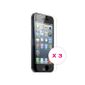 FILM DE PROTECTION 3 Films de protection HQ Transparent iPhone 5