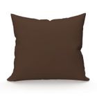 TAIE OREILLER - TAIE TRAVERSIN  Taie d'oreiller ATMO UNI chocolat