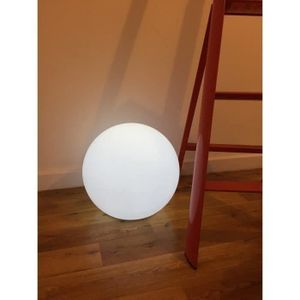 BATIMEX Sph?re lumineuse E27 sur secteur 50cm - Blanche