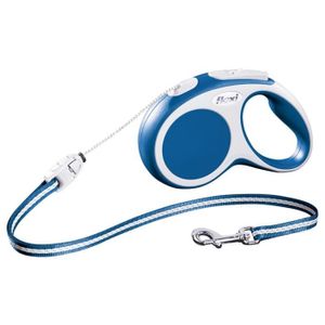 KERBL Laisse Flexi Vario S 5m max. 12kg pour chien - Bleu