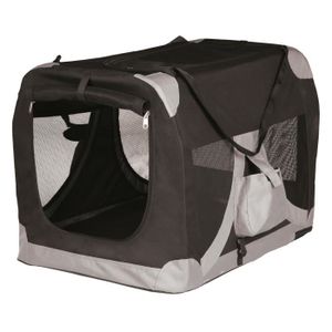 TRIXIE Transport souple S - M : 50x50x70cm - Noir et gris - Pour chien