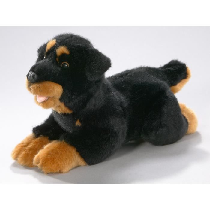 peluche chien rottweiler