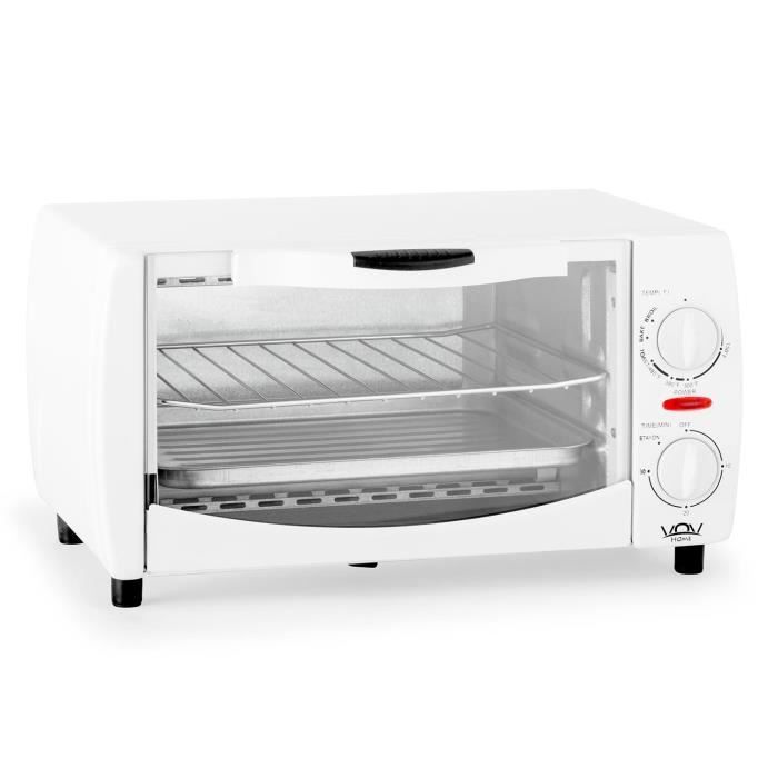 VOTL 10 Four électrique 1000W  blanc Le VOTL 10 de VOV est un four