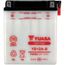 BATTERIE VEHICULE YUASA - BATTERIE YB12A-B L 135mm W 81mm H 161mm