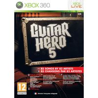 JEUX XBOX 360 GUITAR HERO 5 / JEU CONSOLE XBOX 360 JEUX XBOX 360 GUITAR HERO 5 / JEU CONSOLE XBOX 360