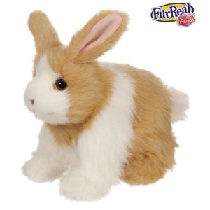 Furreal Friends Hop Hop Mon Lapin Beige &amp; Blanc
