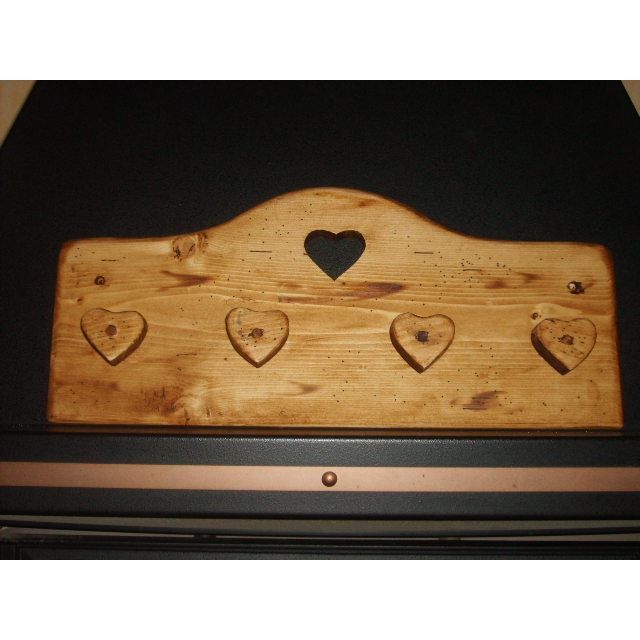 Vestiere mural bois 4 pateres deco chalet achat / vente meuble d ... Décor Chalet Literie