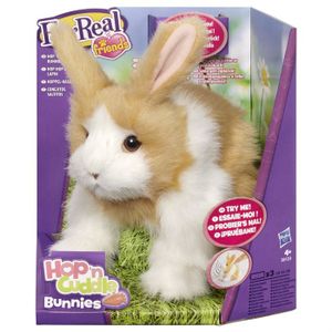 Furreal Friends Hop Hop Mon Lapin Beige &amp; Blanc