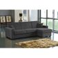  Canapé Convertible Lit Angle Milano Maya Gris