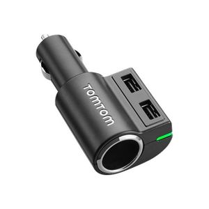 TOMTOM Chargeur Multi-prises Haute Vitesse (9UUC.001.24) Noir