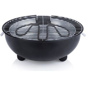 TRISTAR Barbecue électrique ?30cm - 1250W - Noir