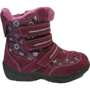 BOTTE Bottes après,ski bordeaux pour filles. \u2039\u203a