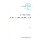 SCIENCES HUMAINES De la grammatologie