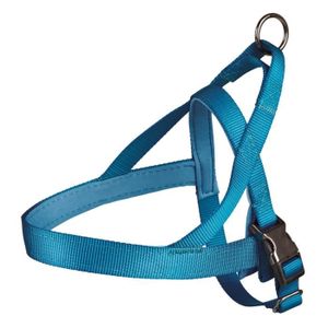 TRIXIE Experience Comfort Harnais M?L: 53?66 cm/30 mm bleu pour chien