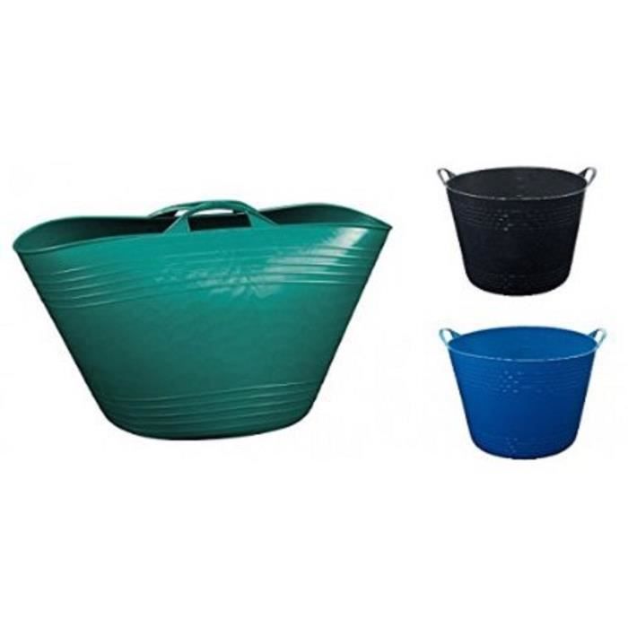 seau panier plastique souple rural 40l 45 cm h 34