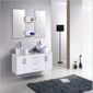 ENSEMBLE MEUBLES DE SALLE DE BAIN  Meuble de salle de bain FRANCA blanc SDB075