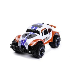 EXOST Voiture Télécommandée Blanche Orange et Bleue X Rider 1:12