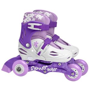 STAMP Rollers Fille Violet Triskate 2 en 1 Girl Ajustables 27 ? 30