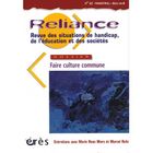 SCIENCES HUMAINES Revue Reliance T.27; faire culture commune