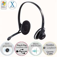 CASQUE  - MICROPHONE Logitech USB Headset H330