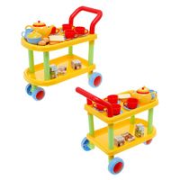 IMITATION PROFESSION-ACTIVITE DE GRANDS Chariot de Service à Thé + 23 accessoires !