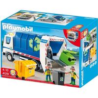  Playmobil-4129-Camion De Recyclage Avec Lumières